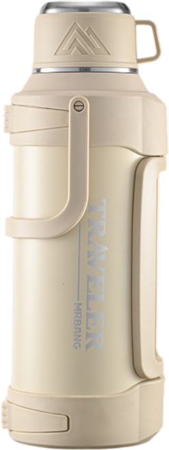 코코리브 초대용량 보냉보온병, 1개, 4000ml, 베이지