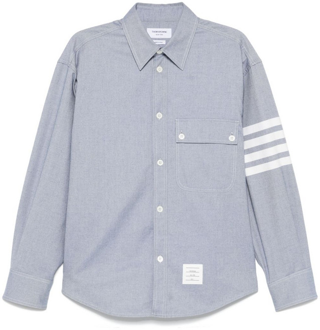 톰 브라운 4 바 플란넬 셔츠