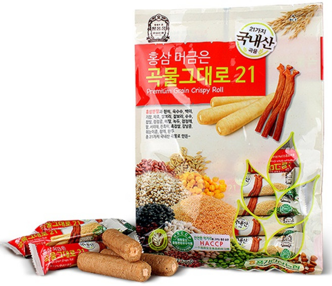 [풍기인삼농협 직영] 홍삼 머금은 곡물그대로 21곡 180g, 1개