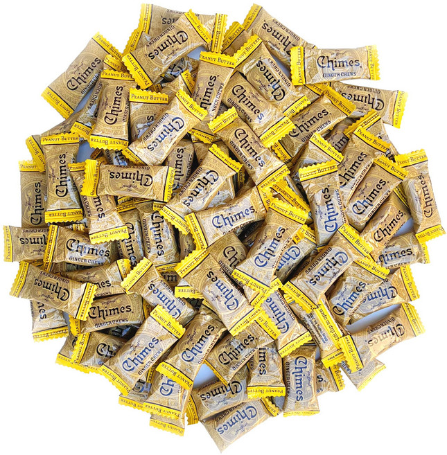 차임스 피넛 버터 진저 츄 캔디 1파운드 백 차임스 피넛 버터 진저 츄 캔디 1파운드 백, 1개, 453.59g