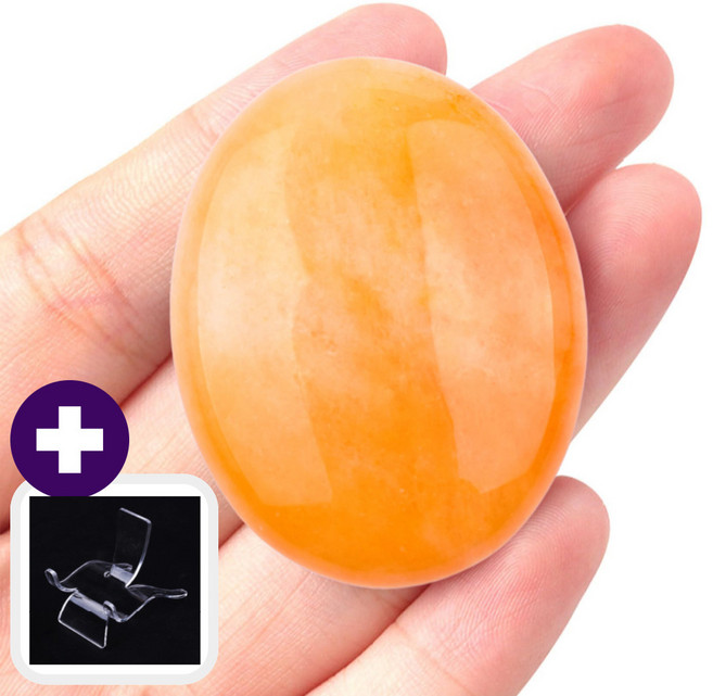 행운공방 천연 수정 원석 옥석 파워스톤 명상 돌 파우치 받침 무료증정, 황옥석