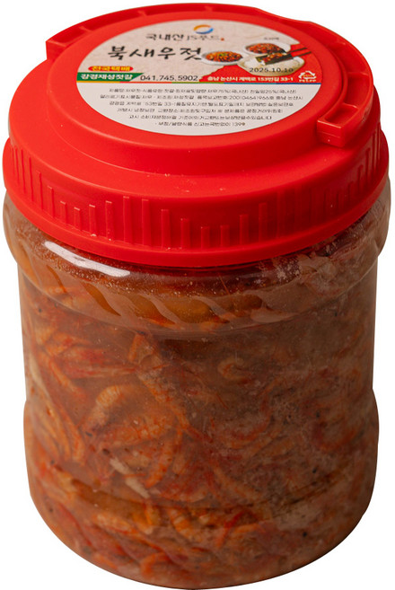 강경재성젓갈 참북새우젓 (국내산100% MSG무첨가) 김장용, 1개, 1kg