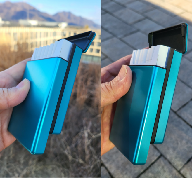 셀러템 담배케이스 착 열리는 슬라이딩 일반형 슬림형