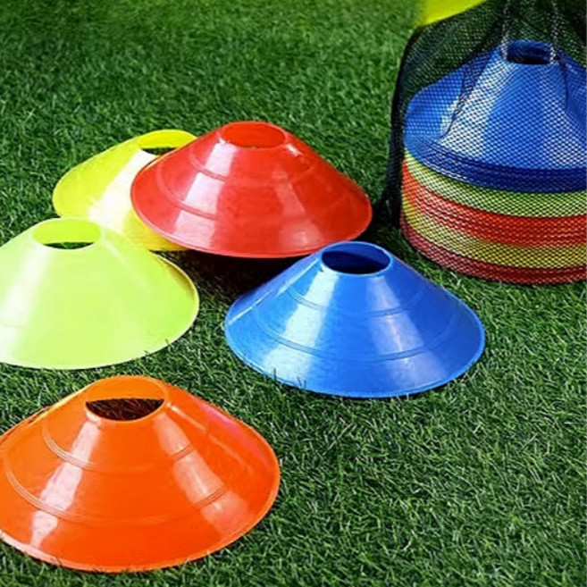 낮은접시콘 반환점 접시콘 훈련용품 트레이닝 축구연습용 1P, 접시콘레드01040LDP, 1개