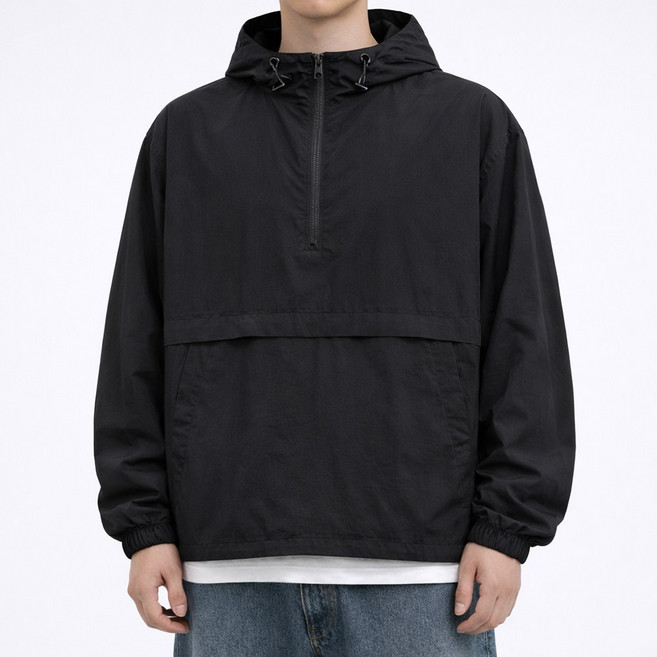 문컬렉션 [당일출고] 바스락 아노락 자켓 오버핏 바람막이 남녀공용 후드티 점퍼