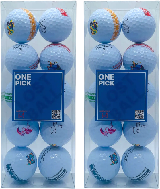 [원픽] 만족도1위 세인트나인 화이트 3피스 로스트볼 특A++급 검수완료 품질보증볼, 흰색, 1개, 20개입