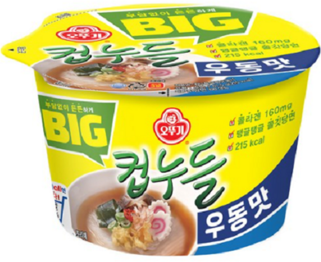 오뚜기 BIG 컵누들 우동맛, 29개