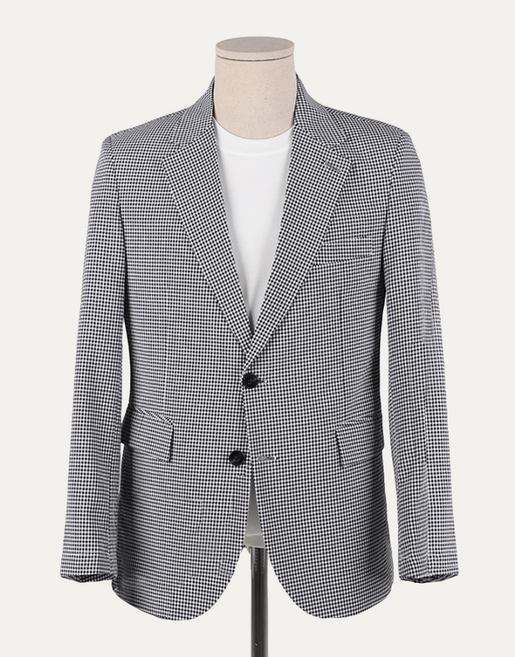 남자 여름 시어서커 체크 자켓 쿨링 블레이저 M~4XL 빅사이즈 4Color