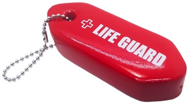 +LIFE GUARD 라이프가드 레스큐튜브 플로팅키링 물에뜨는 열쇠고리