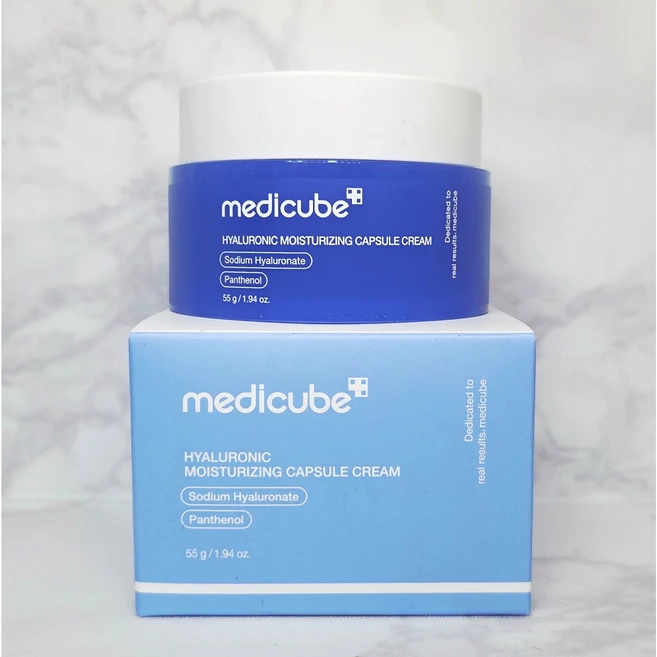 1+1 메디큐브 초저분자 히알루론산 케어 수분 캡슐 크림, 2개, 55g - 쿠팡