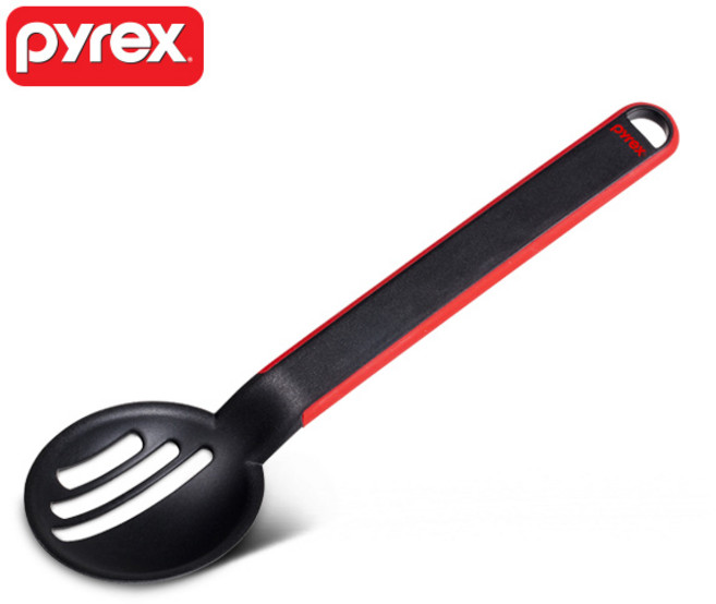 파이렉스 슬롯 볶음스푼, 혼합 색상, 1개