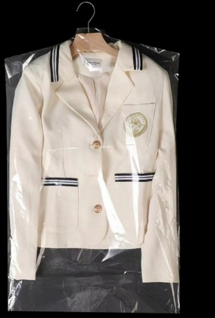 세탁소 옷 비닐 커버 투명 의류 보관 행거 옷장 정리 롱코트 자켓 점퍼 겨울옷 덮개 가리개 먼지방지 양복 드레스, 1세트, 50매