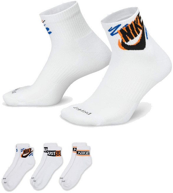 NIKE U NK ED PLS ANKLE 3P 基本款短襪