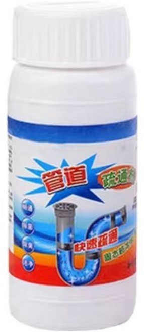 管道疏通劑 快速疏通粉, 1個, 1瓶
