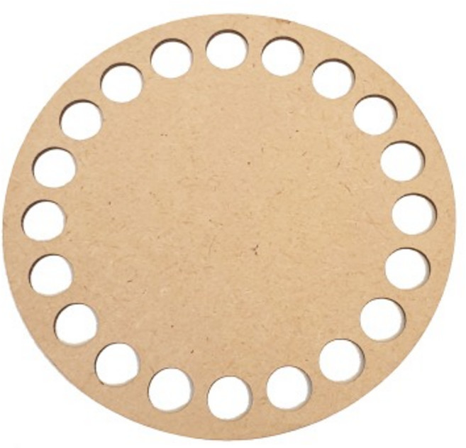 양말목부자재 베이스판 원형 양말목 공예 직조틀 집콕 약10cm, 1개