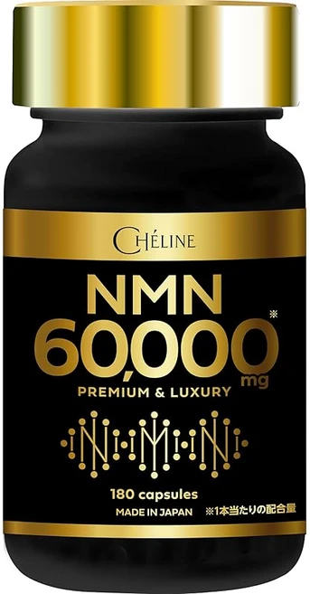 CHÉLINE NMN 60 000mg 보충제 고순도 99.9% 국내 GMP 인증 공장 180캡슐 약 60일분 내산성 캡슐 콜라겐 히알루론산 플라센타 세라마이드 클로렐라 α리포산 유, 1개 - 쿠팡