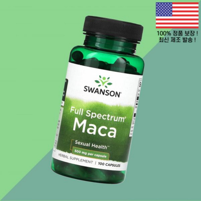 스완슨 마카 500mg 캡슐 100정, 1개