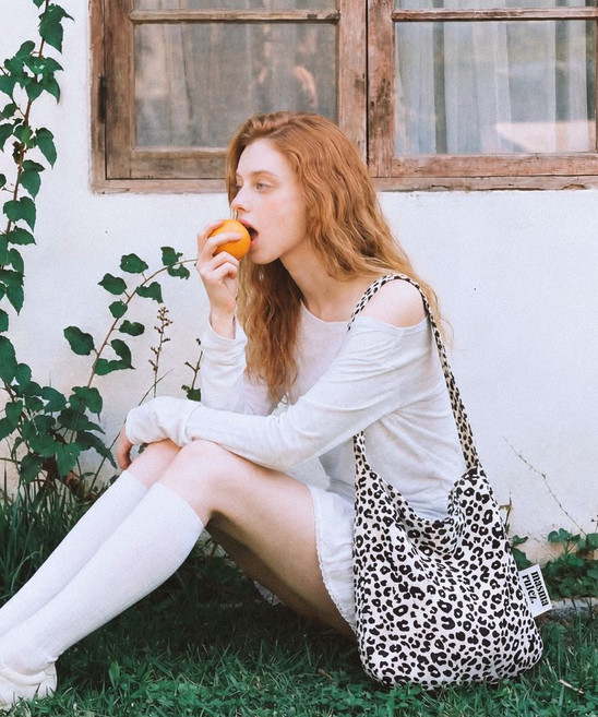 4위 - 매장정품 마스마룰즈 MASMARULEZ Snack eco crossbag_Grand leopard ivory