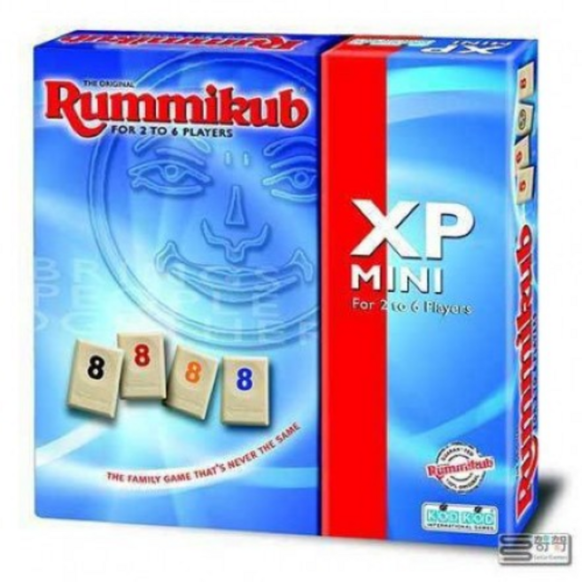 拉密Rummikub 6人攜帶版 兒童益智桌遊, 1個