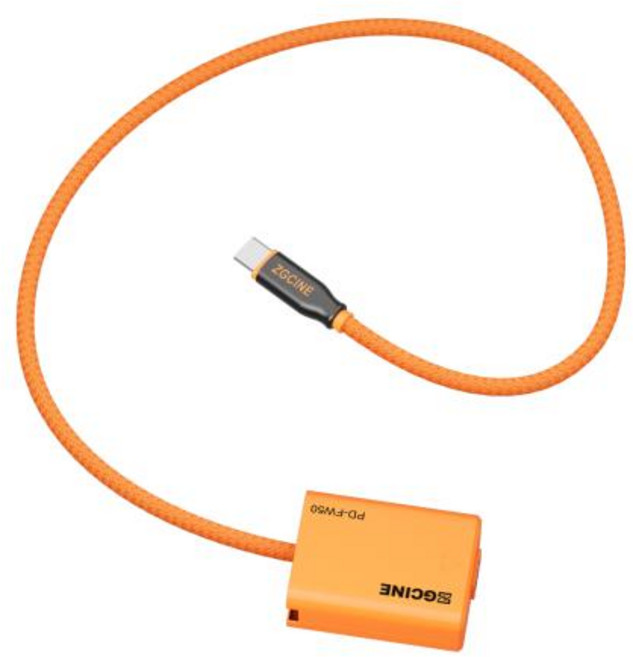 ZGCINE USB-C PD - NP-FW50 더미 배터리 케이블 소니 ZV-E10 A6400 A6000 A6100 A6300 A7II A6500 A7RII A7SII A5100, 1)ZGCINE PD-FW50, 중국