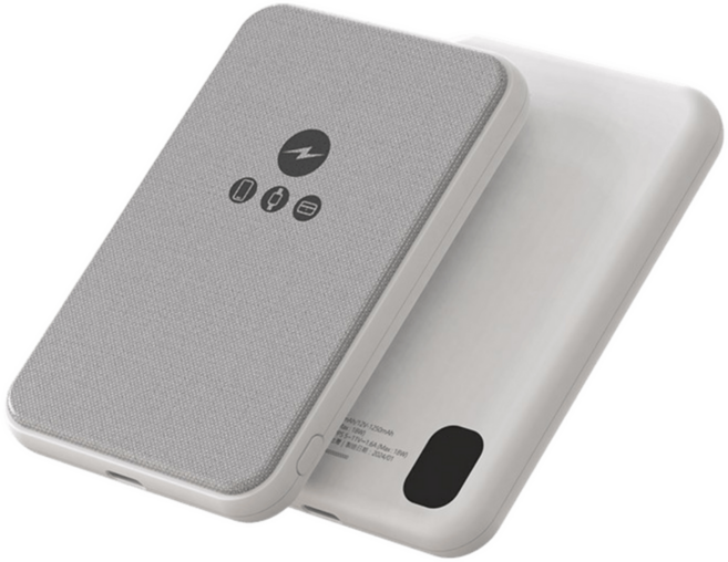 POLYBATT 18W超薄磁吸快充行動電源 5000mAh PD/QC 可充iPhone AppleWatch Samsung Galaxy, 白色,單入, LT001