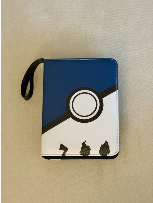 포켓몬 카드 수집 앨범 400장 보관 속지 양면 50매, 블루