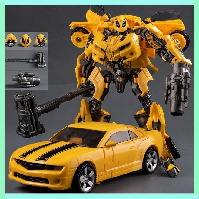범블비 BOMBOBEE 트랜스포머 19CM 덤프트럭 변신로봇 변형금강 피규어 대륙의장난감, 1개
