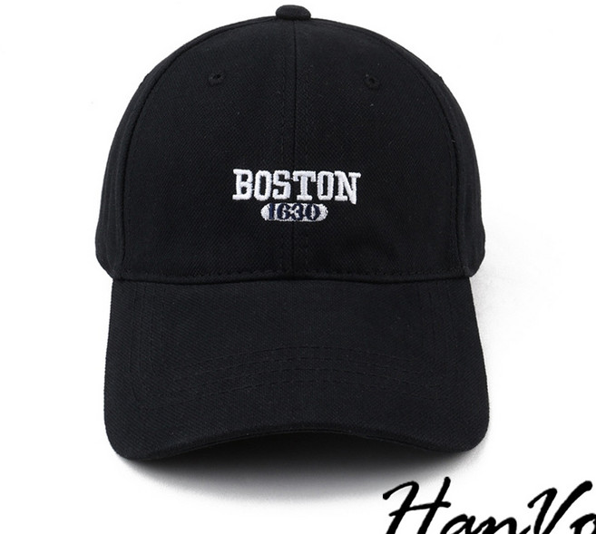 HanVo 美式棒球帽 加寬加深立體刺繡復古女帽 鴨舌帽 C01-8195