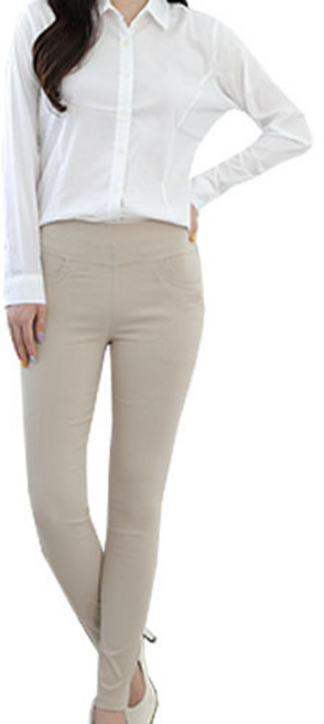 버팔로 쿠즈 여성용 레이온 여름 아이스팬츠 스판밴딩 9부바지 빅사이즈