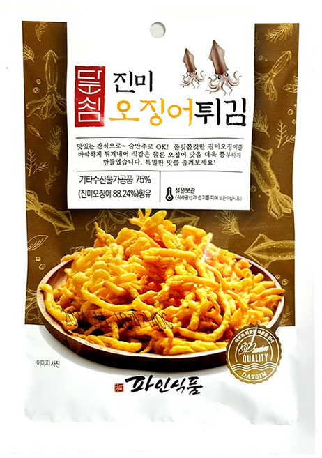 파인 진미 오징어튀김, 1개, 40g