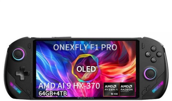 온엑스플라이 F1 PRO AMD 라이젠 AI 9 HX 37064GB4TB 7인치 OLED 휴대용 PC 비디오 게임 콘솔 원엑스플레이어 원엑스플라이 윈도우 11 홈 운영체제 노트, AI 370-64GB+4TB, 32GB