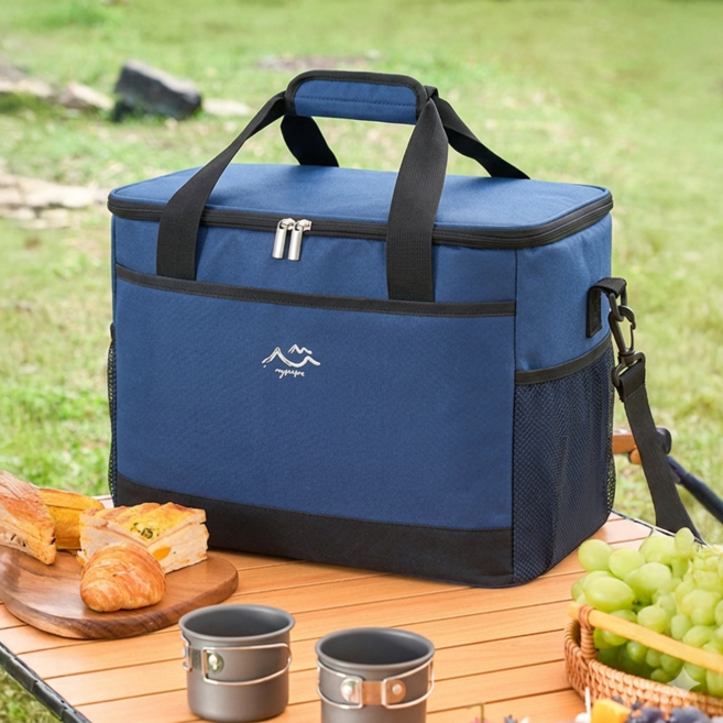 비바띵즈 보냉백 대형 아이스 방수 30리터, 30L, 블루