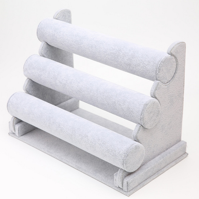 미스21 고급3단 벨벳 팔찌 시계 악세사리 진열대 보관함 (ot412)