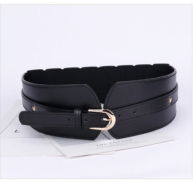 百搭寬版彈力腰封 金屬釦