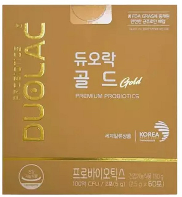듀오락 골드 프로바이오틱스 60포, 1개
