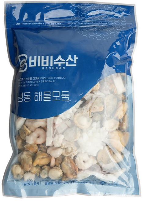 깔끔손질 해물모듬600g, 600g, 3개
