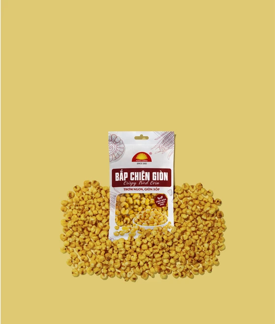 홍쿠옹 크리스피콘 튀긴 옥수수 과자 밥찌엔, 10개, 60g - 쿠팡