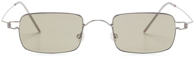 린드버그 무테 직사각 프레임 선글라스