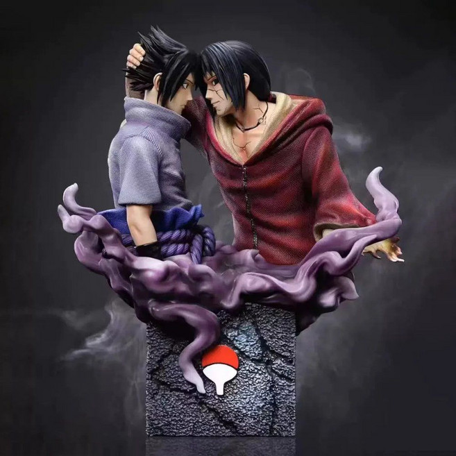 나루토 질풍전 우치하 이타치 사스케 형제 결전 디오라마 스태츄 피규어