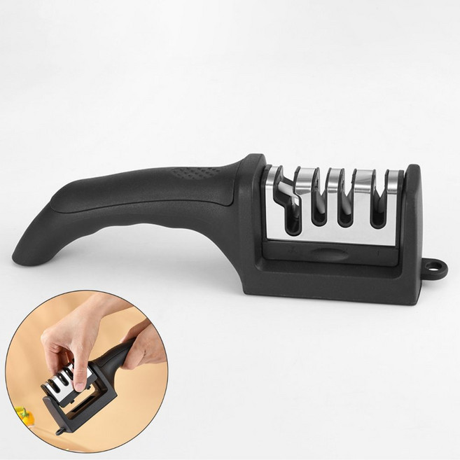 가정용 4in1 멀티 칼갈이 가위갈이 칼가는법, 1개