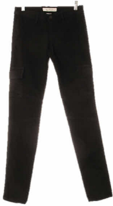 트럭진 3893 블랙 데님 카고절개스키니진 [26]