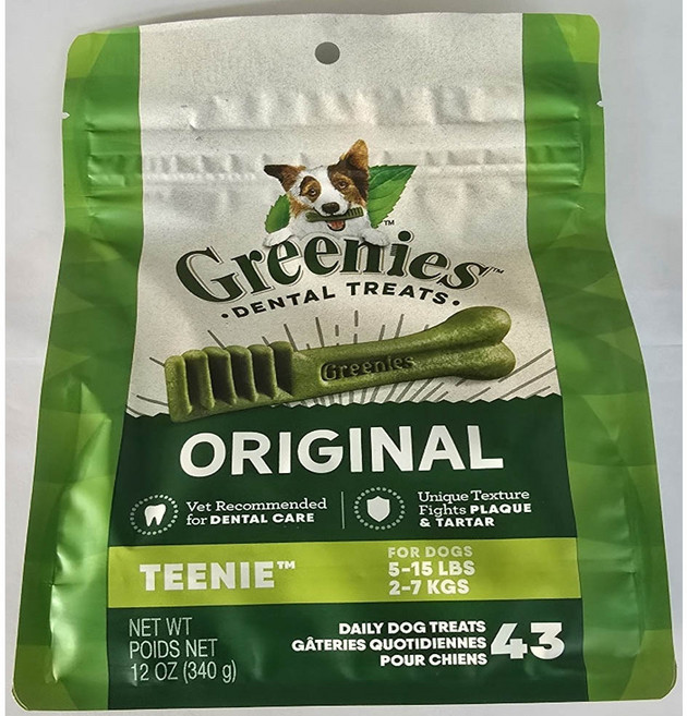 그리니즈 강아지 덴탈껌, 티니, 340g, 1개