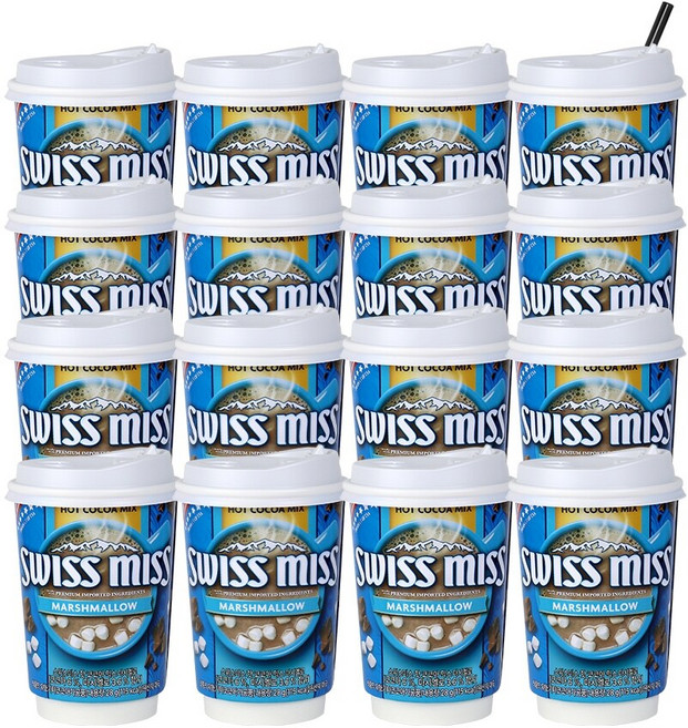 스위스미스 머쉬멜로28g (원컵) x 16컵, 28g, 1개입, 16개