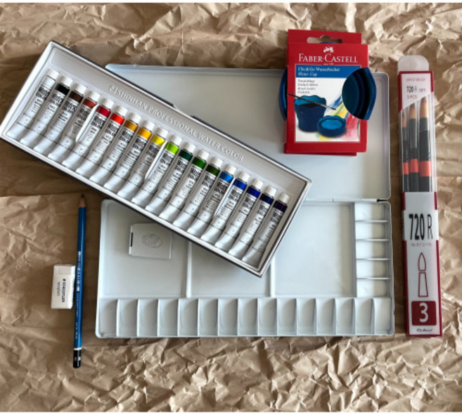 초등학생 미술 물감 세트, 1세트