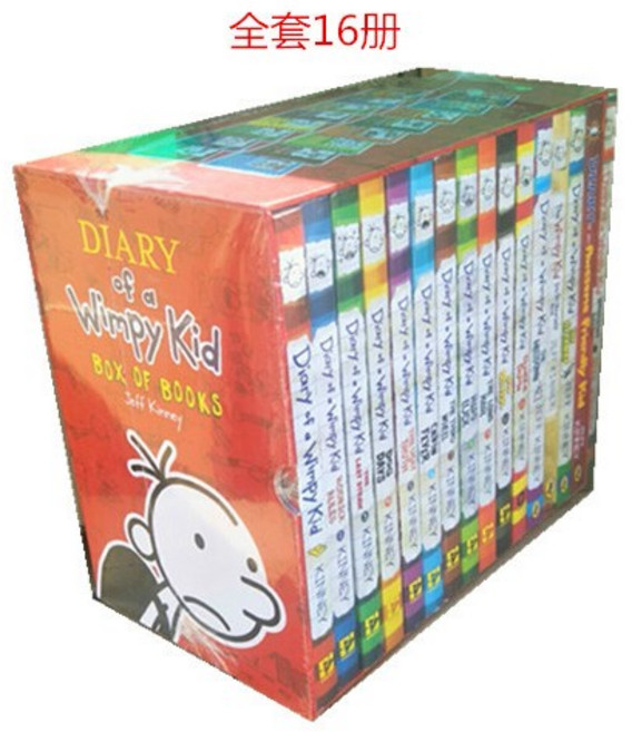 Diary of a Wimpy Kid 16권 세트 꼬맹이 다이어리 영문그래픽