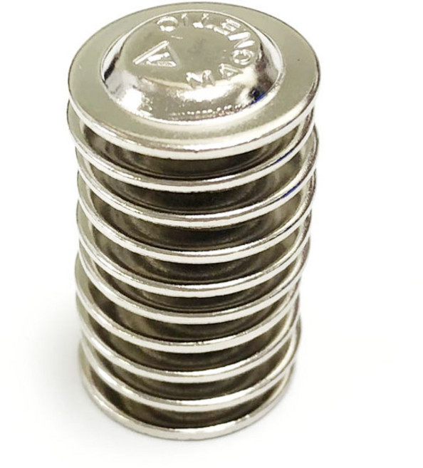 자석브로치 D17mm [제이스마그네트], 10개, 실버