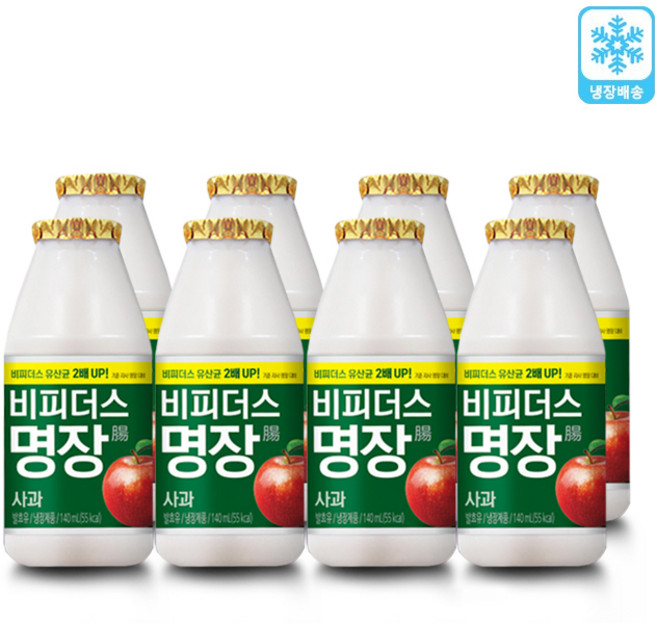 동원 명장비피더스 사과125ml(8입)x2개, 2개, 125ml