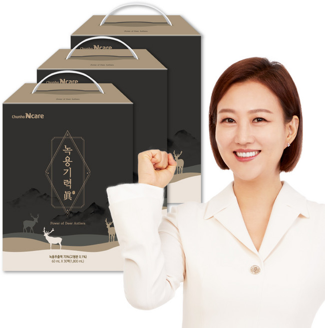 천호엔케어 녹용기력진 30p, 1.8L, 3개