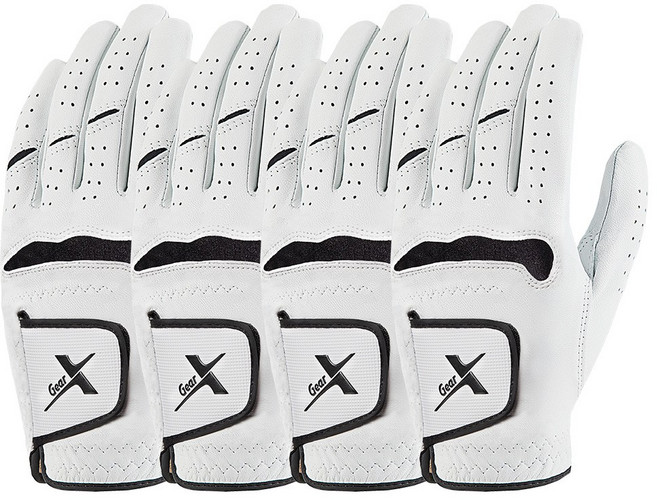 기어엑스 BFH3 소프트 양피 골프장갑 흰색 남성 왼손 4장, 화이트_BFH3, 4개
