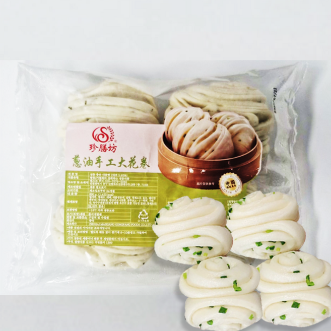 홍홍 중국식품 충유 수공 대꽃빵 대파꽃빵 화권 수입꽃빵 중국꽃빵, 1개, 600g